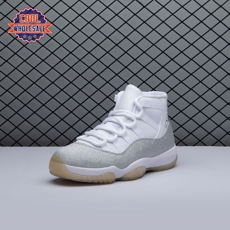Jordan 11 Retro White Metallic Silver AR715-1 Unisex