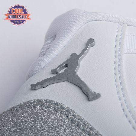 Jordan 11 Retro White Metallic Silver AR715-1 Unisex