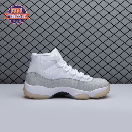 Jordan 11 Retro White Metallic Silver AR715-1 Unisex