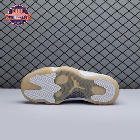 Jordan 11 Retro White Metallic Silver AR715-1 Unisex