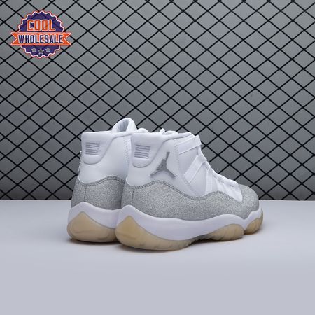 Jordan 11 Retro White Metallic Silver AR715-1 Unisex