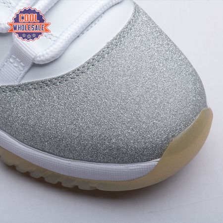 Jordan 11 Retro White Metallic Silver AR715-1 Unisex