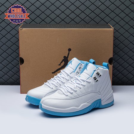 Jordan 12 Retro White University Blue (24) 38243-142 Men's