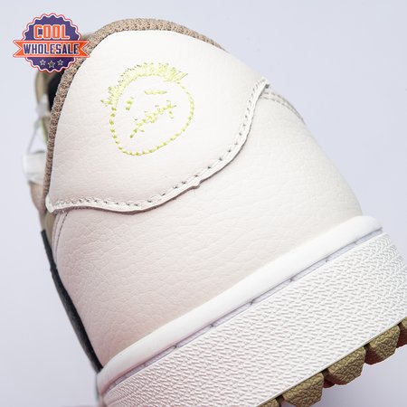 Jordan 1 Retro Low Golf Travis Scott Neutral Olive FZ3124-2 Unisex