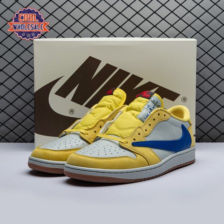 Jordan 1 Retro Low OG SP Travis Scott Canary DZ4137-7 Unisex
