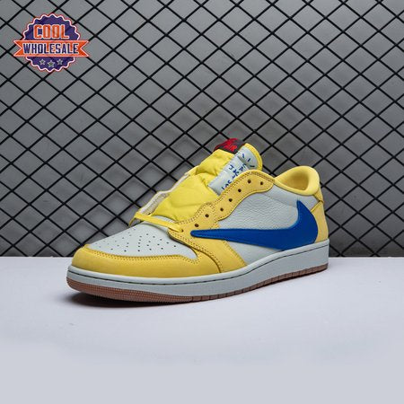 Jordan 1 Retro Low OG SP Travis Scott Canary DZ4137-7 Unisex
