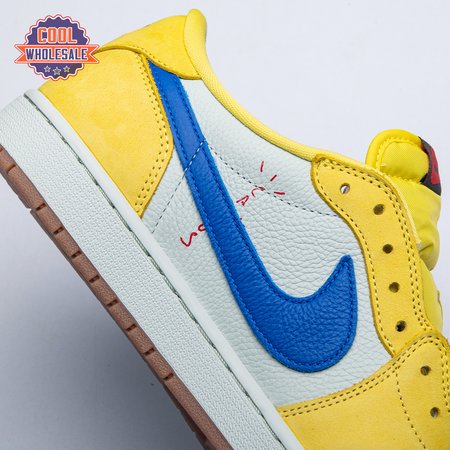 Jordan 1 Retro Low OG SP Travis Scott Canary DZ4137-7 Unisex