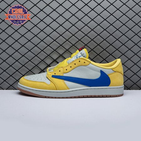 Jordan 1 Retro Low OG SP Travis Scott Canary DZ4137-7 Unisex