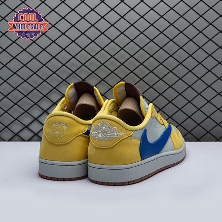 Jordan 1 Retro Low OG SP Travis Scott Canary DZ4137-7 Unisex