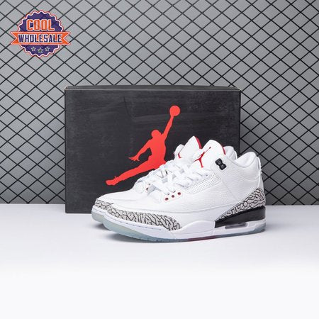 Jordan 3 Retro Free Throw Line White Cement 92396-11 Men's