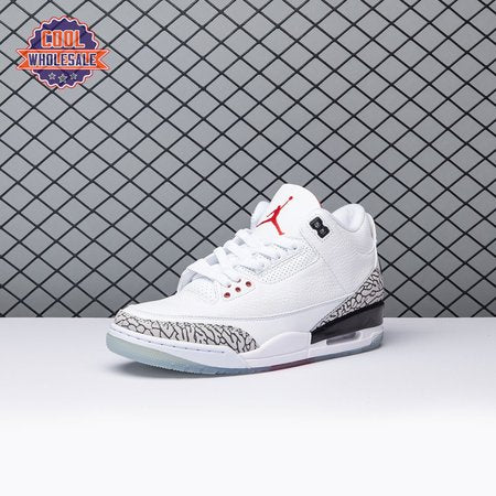 Jordan 3 Retro Free Throw Line White Cement 92396-11 Men's