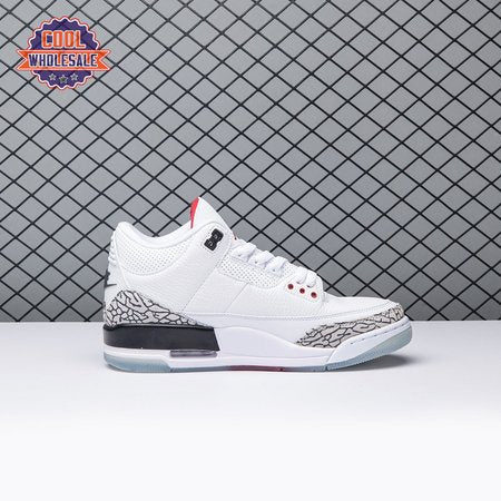 Jordan 3 Retro Free Throw Line White Cement 92396-11 Men's
