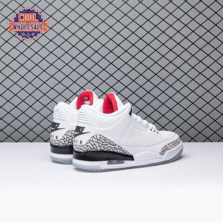 Jordan 3 Retro Free Throw Line White Cement 92396-11 Men's