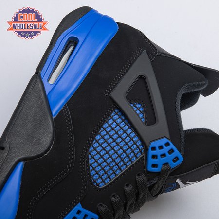Jordan 4 Retro Black Blue Men's