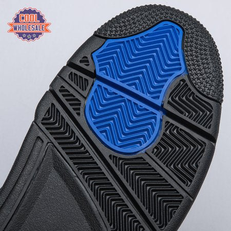Jordan 4 Retro Black Blue Men's