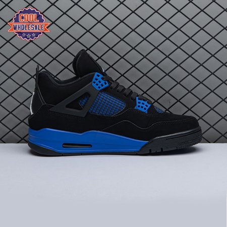 Jordan 4 Retro Black Blue Men's