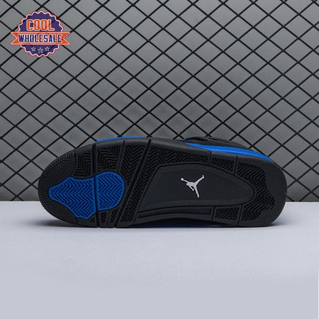 Jordan 4 Retro Black Blue Men's