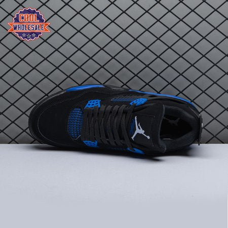 Jordan 4 Retro Black Blue Men's