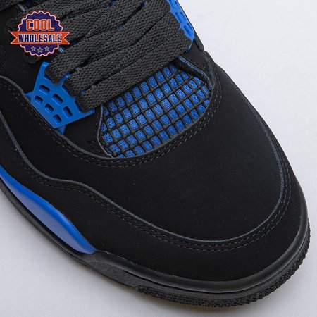 Jordan 4 Retro Black Blue Men's
