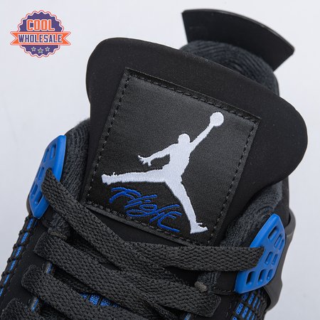 Jordan 4 Retro Black Blue Men's