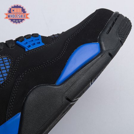 Jordan 4 Retro Black Blue Men's