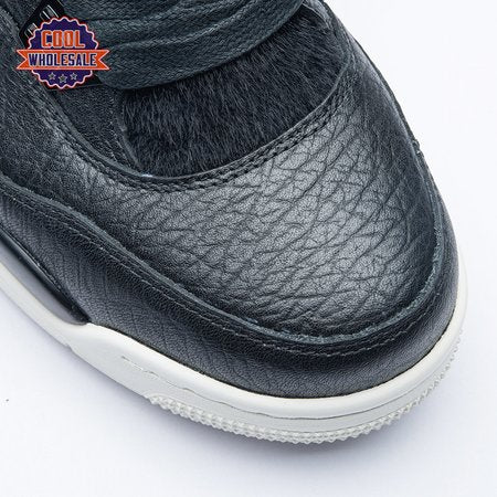 Jordan 4 Retro Pony Hair Black Men's
