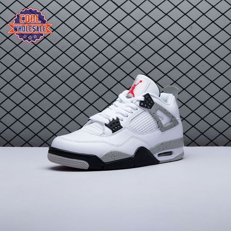 Jordan 4 Retro White Cement (225) FV529-1 Men's