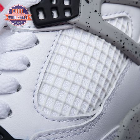Jordan 4 Retro White Cement (225) FV529-1 Men's