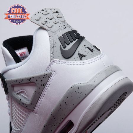 Jordan 4 Retro White Cement (225) FV529-1 Men's