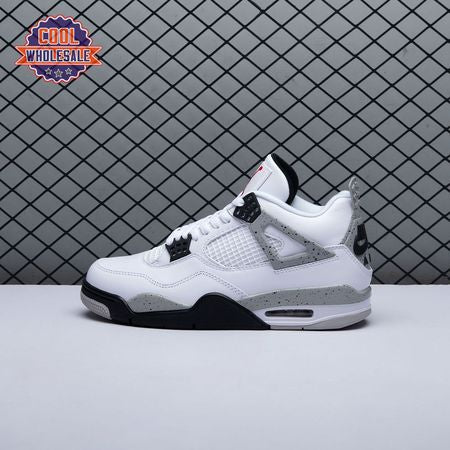 Jordan 4 Retro White Cement (225) FV529-1 Men's