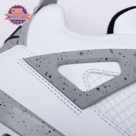 Jordan 4 Retro White Cement (225) FV529-1 Men's