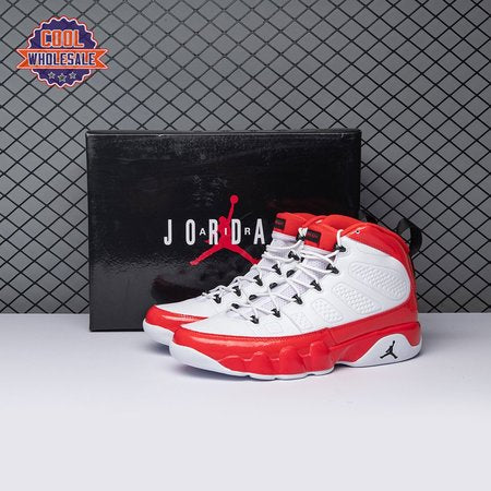 Jordan 9 Retro White Gym Red 3237-16 Men's