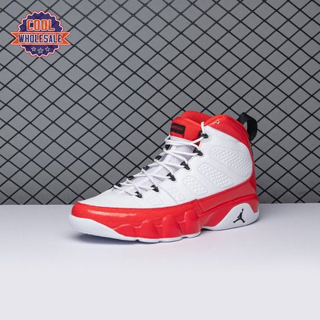 Jordan 9 Retro White Gym Red 3237-16 Men's