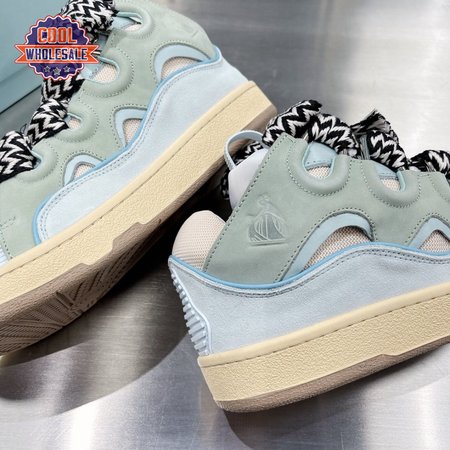LANVIN Curb sneakers pale blue DRA2-A2121 35-45
