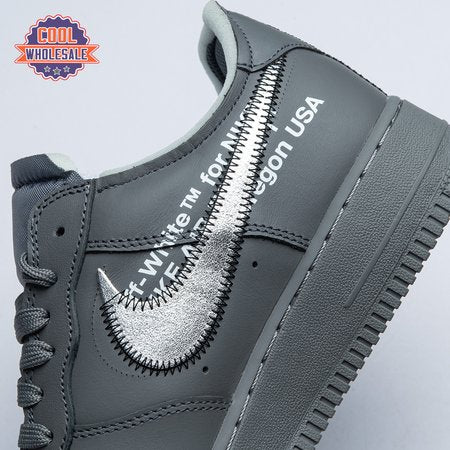 Nike Air Force 1 Low Off White Grey DX1419 5 Men's