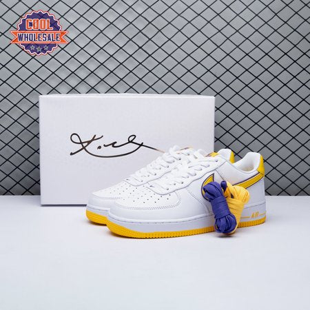 Nike Air Force 1 Low Retro QS Kobe Bryant Lakers Home FZ1151-1 Unisex
