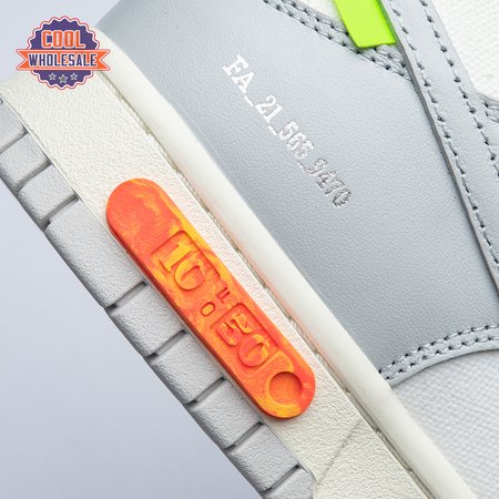 Nike Dunk Low Off-White Lot 1 DM162 112 Unisex