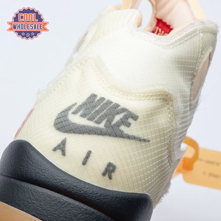 OFF-WHITE x Air Jordan 5 "Sail" Men's