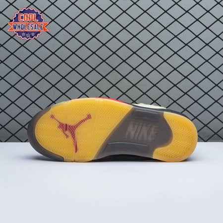 OFF-WHITE x Air Jordan 5 "Sail" Men's