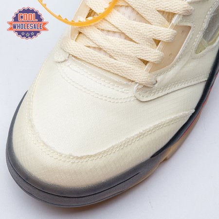 OFF-WHITE x Air Jordan 5 "Sail" Men's