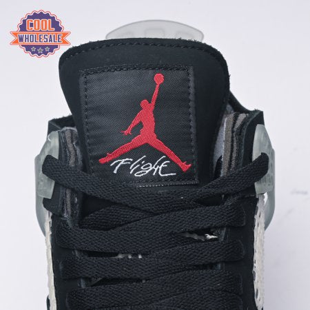 Off-White X Air Jordan 4 Bred CV9388-1 Men's