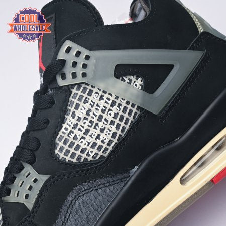 Off-White X Air Jordan 4 Bred CV9388-1 Men's