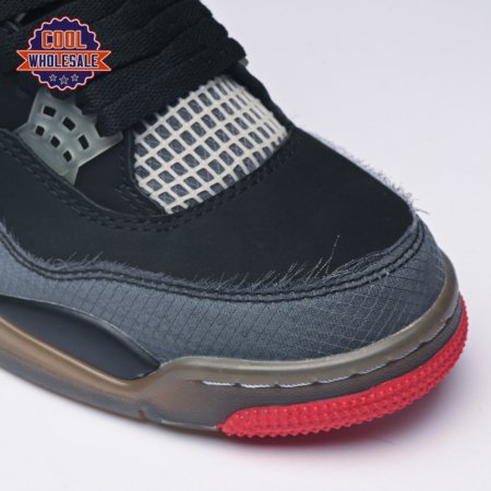 Off-White X Air Jordan 4 Bred CV9388-1 Men's