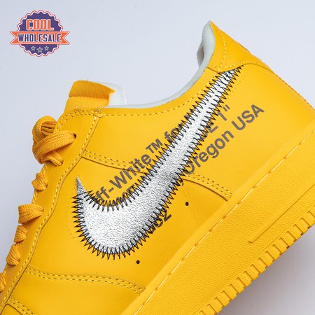 Off-White x Air Force 1 Low 'University Gold' Unisex