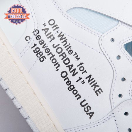 Off-White x Air Jordan 1 Retro High OG BG 'White' 218 Unisex