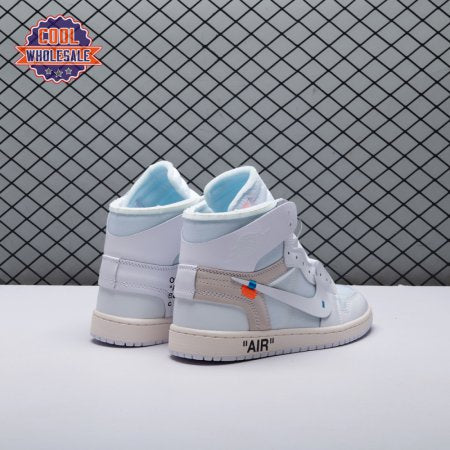 Off-White x Air Jordan 1 Retro High OG BG 'White' 218 Unisex