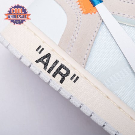 Off-White x Air Jordan 1 Retro High OG BG 'White' 218 Unisex
