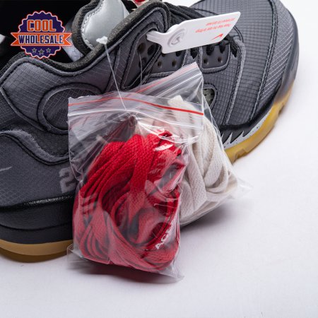 Off-White x Air Jordan 5 Retro SP 'Muslin' Men's