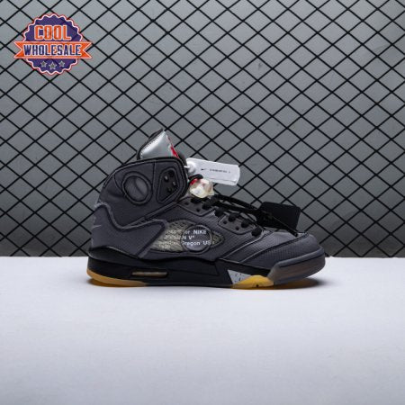 Off-White x Air Jordan 5 Retro SP 'Muslin' Men's