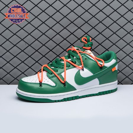 Off-White x Dunk Low 'Pine Green' Unisex